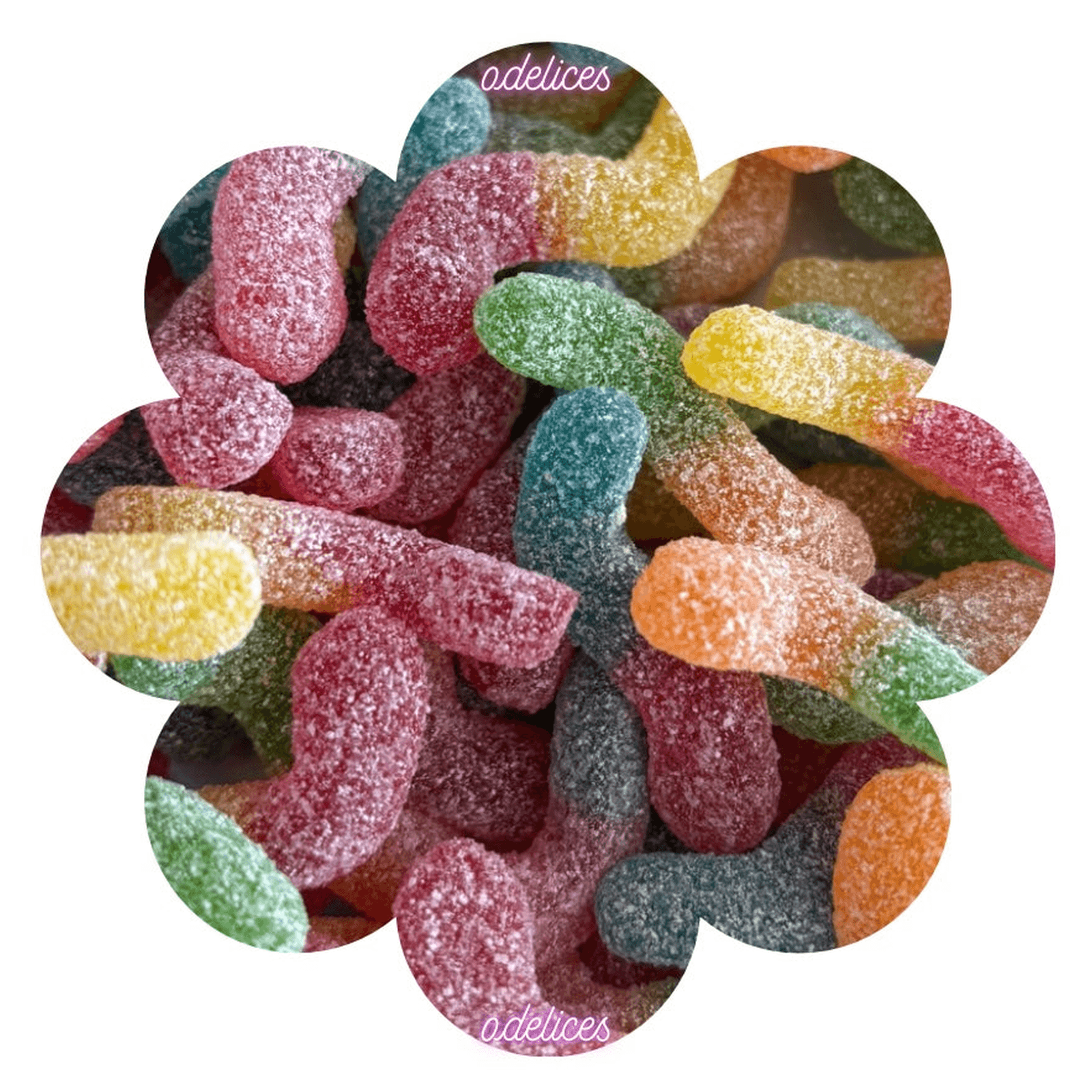 Sour Glowworms fra Trolli